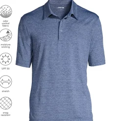School Uniform Men's Rapid Dry Space Dye Polo Shirt
