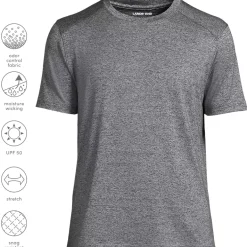 School Uniform Men's Rapid Dry Short Sleeve Modern Fit Tee