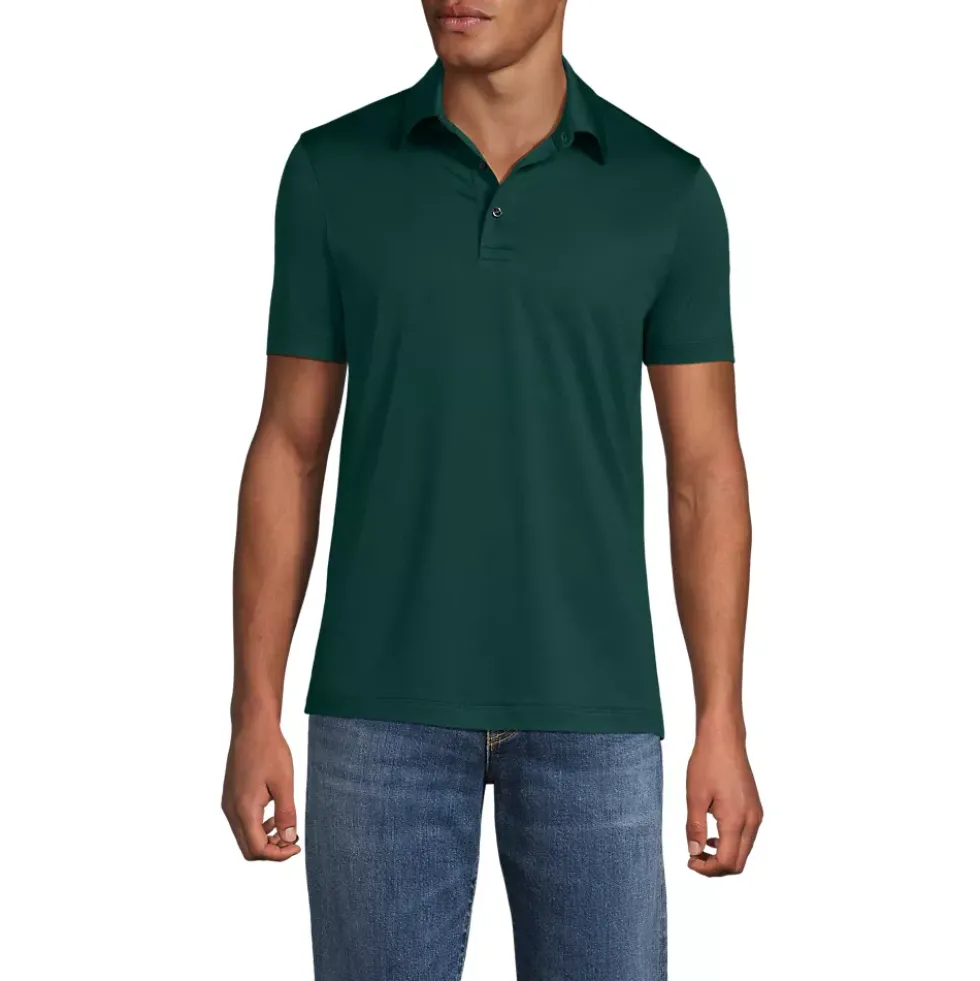School Uniform Men's Rapid Dry Short Sleeve Modern Fit Polo