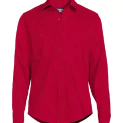 School Uniform Men's Ripstop Long Sleeve Utility Work Shirt