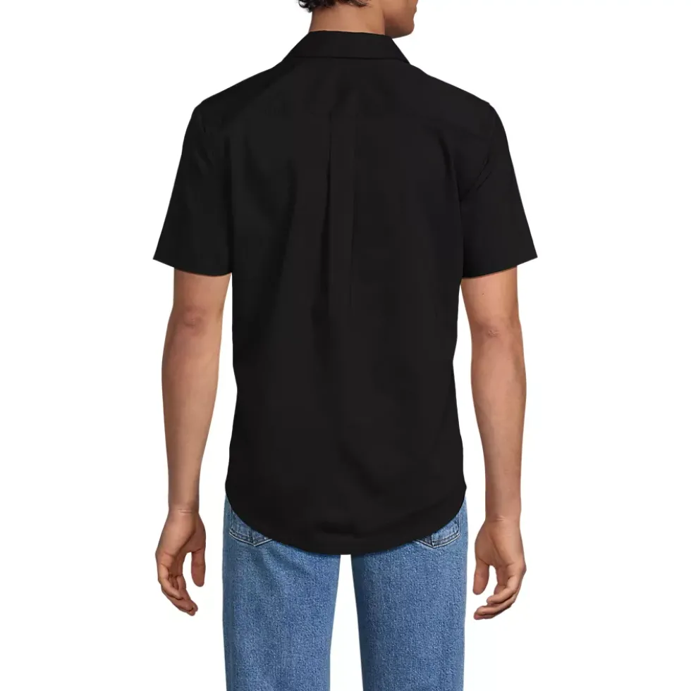 School Uniform Men's Ripstop Short Sleeve Utility Work Shirt
