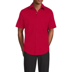 School Uniform Men's Ripstop Short Sleeve Utility Work Shirt