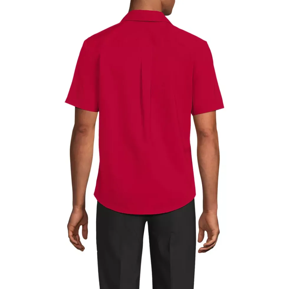 School Uniform Men's Ripstop Short Sleeve Utility Work Shirt