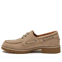 School Uniform Men's Seaport Leather Lace Up Boat Shoes