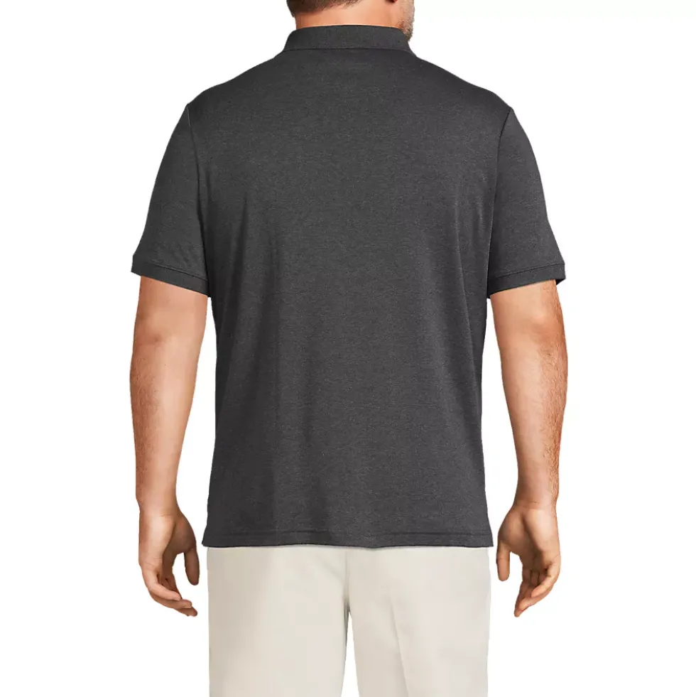 School Uniform Men's Short Sleeve Cotton Supima Polo Shirt