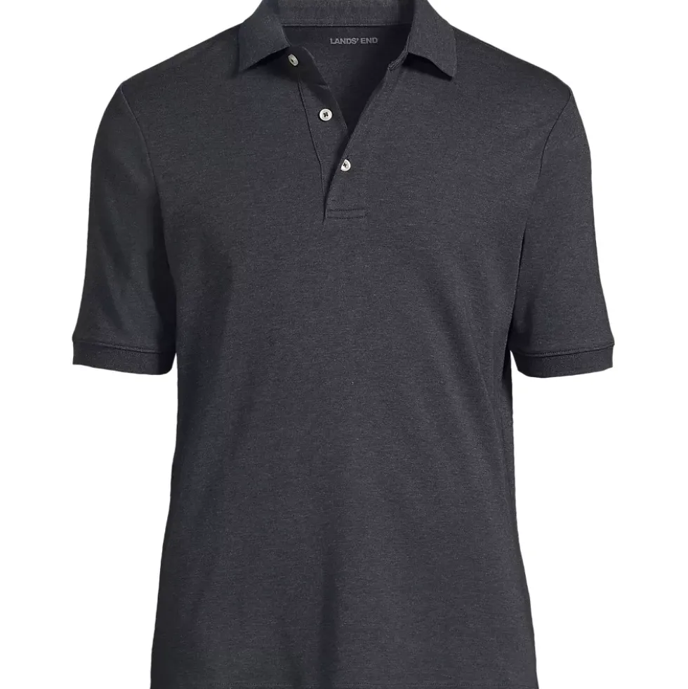 School Uniform Men's Short Sleeve Cotton Supima Polo Shirt