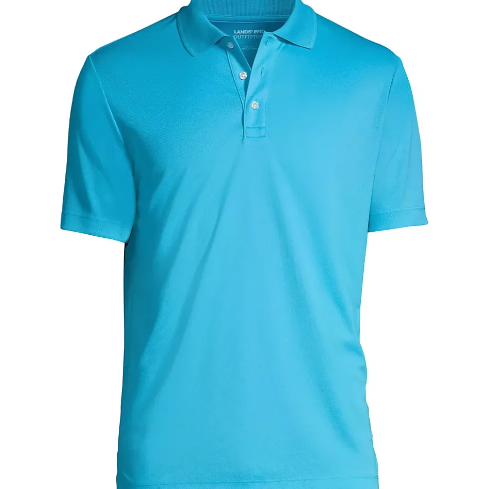 School Uniform Men's Short Sleeve Solid Active Polo Shirt