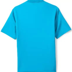 School Uniform Men's Short Sleeve Solid Active Polo Shirt