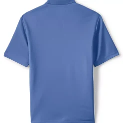 School Uniform Men's Short Sleeve Solid Active Polo Shirt