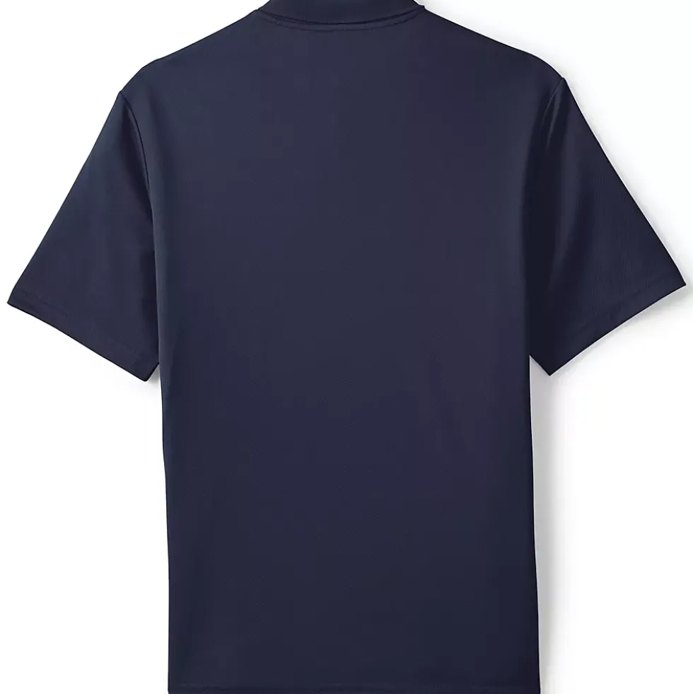 School Uniform Men's Short Sleeve Solid Active Polo Shirt