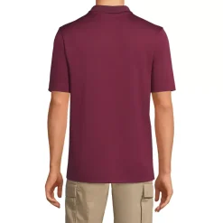 School Uniform Men's Short Sleeve Solid Active Polo Shirt