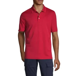 School Uniform Men's Short Sleeve Solid Active Polo Shirt