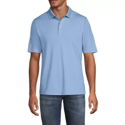 School Uniform Men's Short Sleeve Solid Active Polo Shirt
