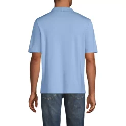 School Uniform Men's Short Sleeve Solid Active Polo Shirt