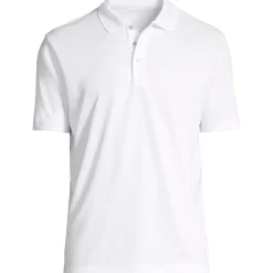 School Uniform Men's Short Sleeve Solid Active Polo Shirt