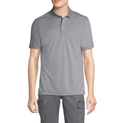 School Uniform Men's Short Sleeve Solid Active Polo Shirt