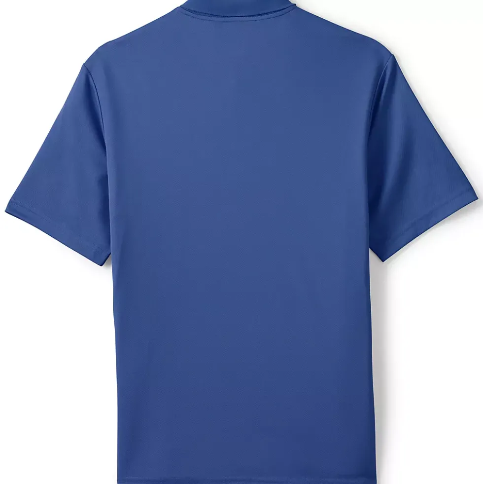 School Uniform Men's Short Sleeve Solid Active Polo Shirt