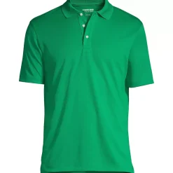 School Uniform Men's Short Sleeve Solid Active Polo Shirt