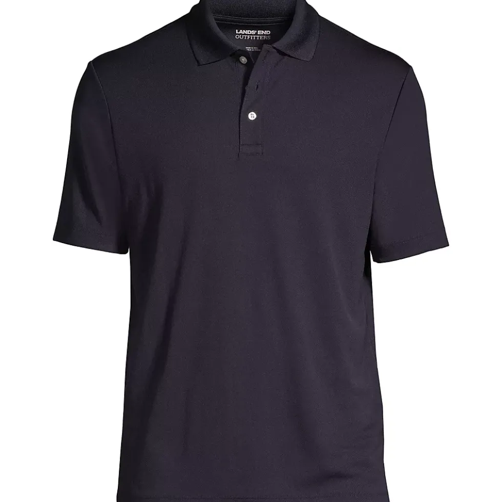 School Uniform Men's Short Sleeve Solid Active Polo Shirt