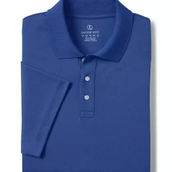 School Uniform Men's Short Sleeve Solid Active Polo Shirt