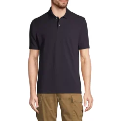 School Uniform Men's Short Sleeve Basic Mesh Polo Shirt