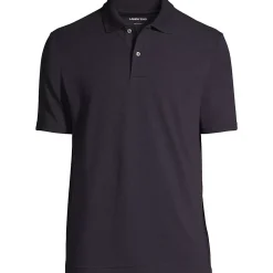 School Uniform Men's Short Sleeve Basic Mesh Polo Shirt