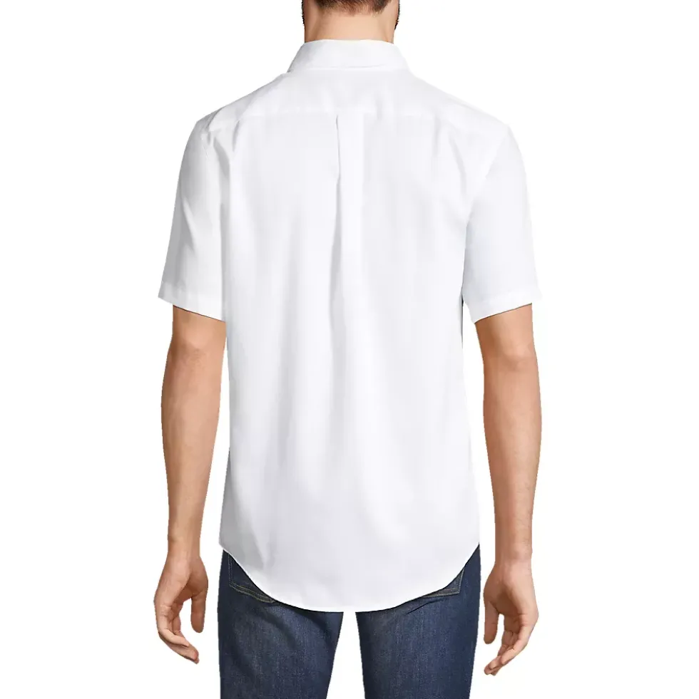 School Uniform Men's Short Sleeve Performance Twill Shirt