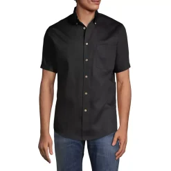 School Uniform Men's Short Sleeve Performance Twill Shirt
