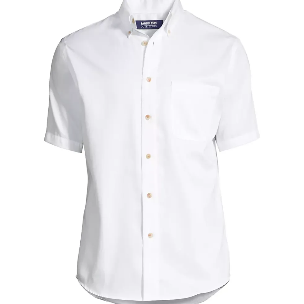School Uniform Men's Short Sleeve Performance Twill Shirt