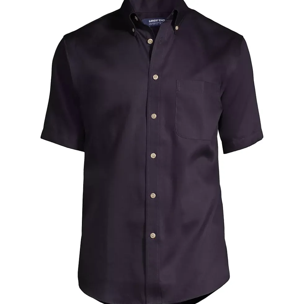 School Uniform Men's Short Sleeve Performance Twill Shirt