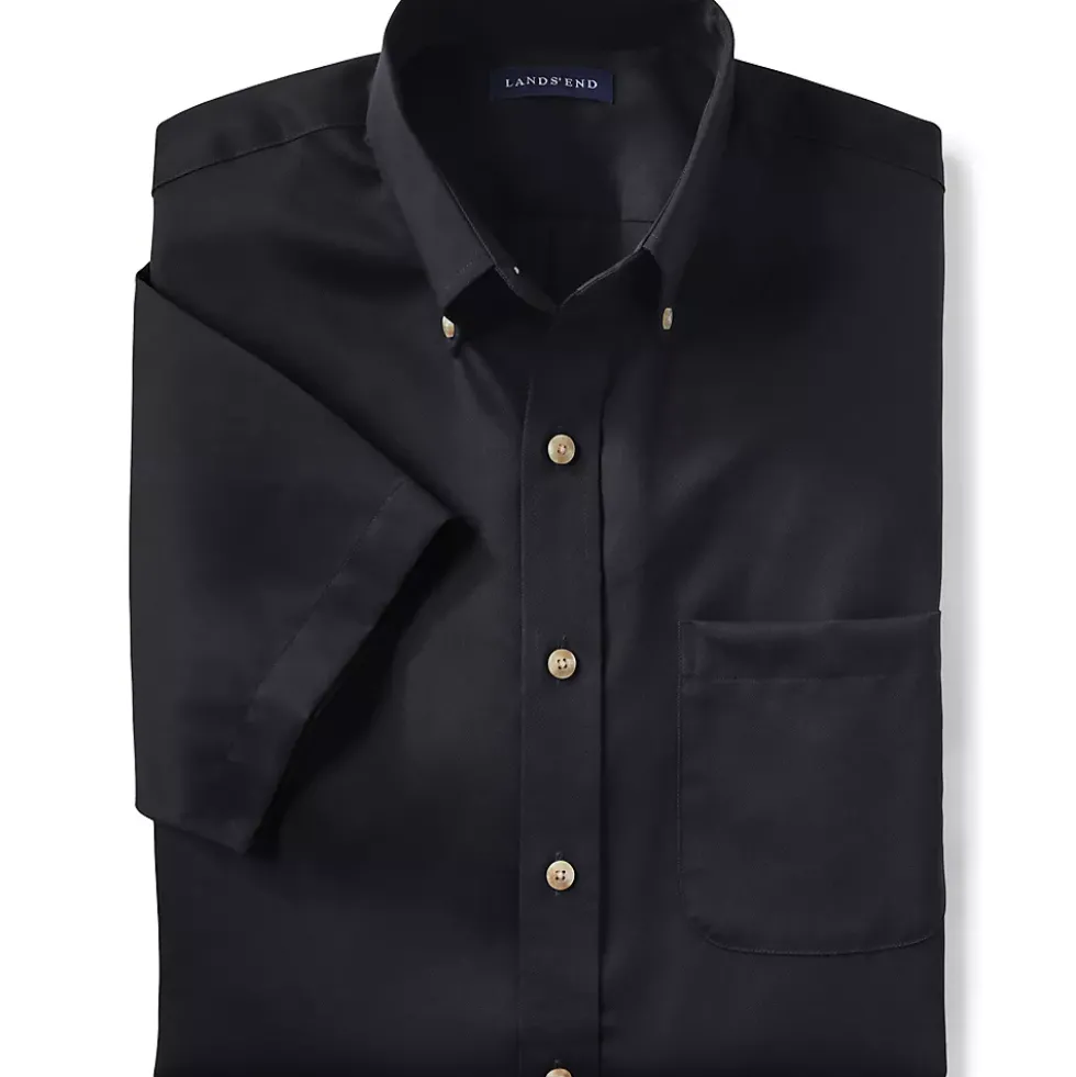 School Uniform Men's Short Sleeve Performance Twill Shirt