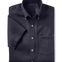 School Uniform Men's Short Sleeve Performance Twill Shirt