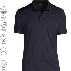 School Uniform Men's Short Sleeve Rapid Dry Active Polo Shirt