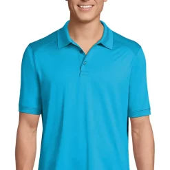 School Uniform Men's Short Sleeve Rapid Dry Active Polo Shirt