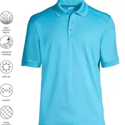 School Uniform Men's Short Sleeve Rapid Dry Active Polo Shirt