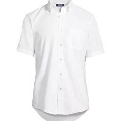 School Uniform Men's Short Sleeve Buttondown Oxford Sport Shirt
