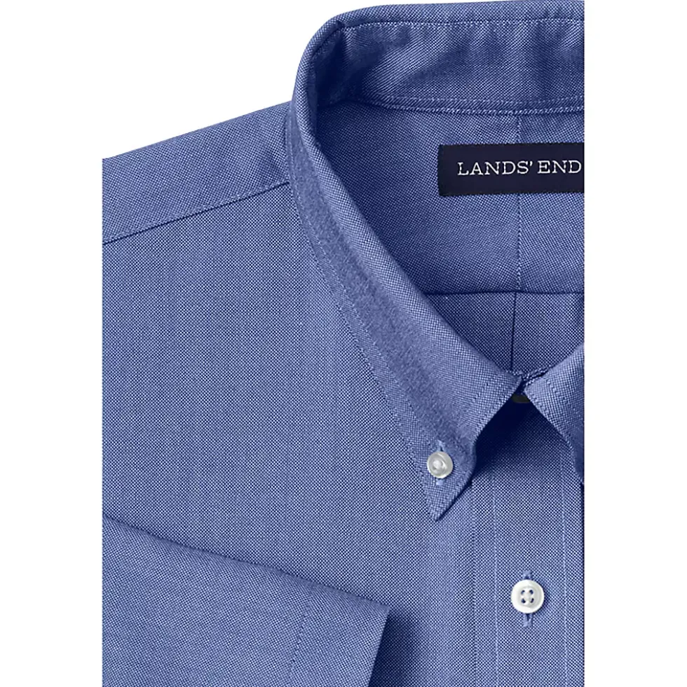 School Uniform Men's Short Sleeve Buttondown Oxford Sport Shirt