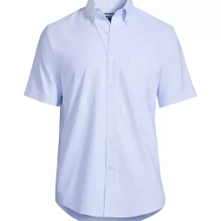 School Uniform Men's Short Sleeve Buttondown Oxford Sport Shirt