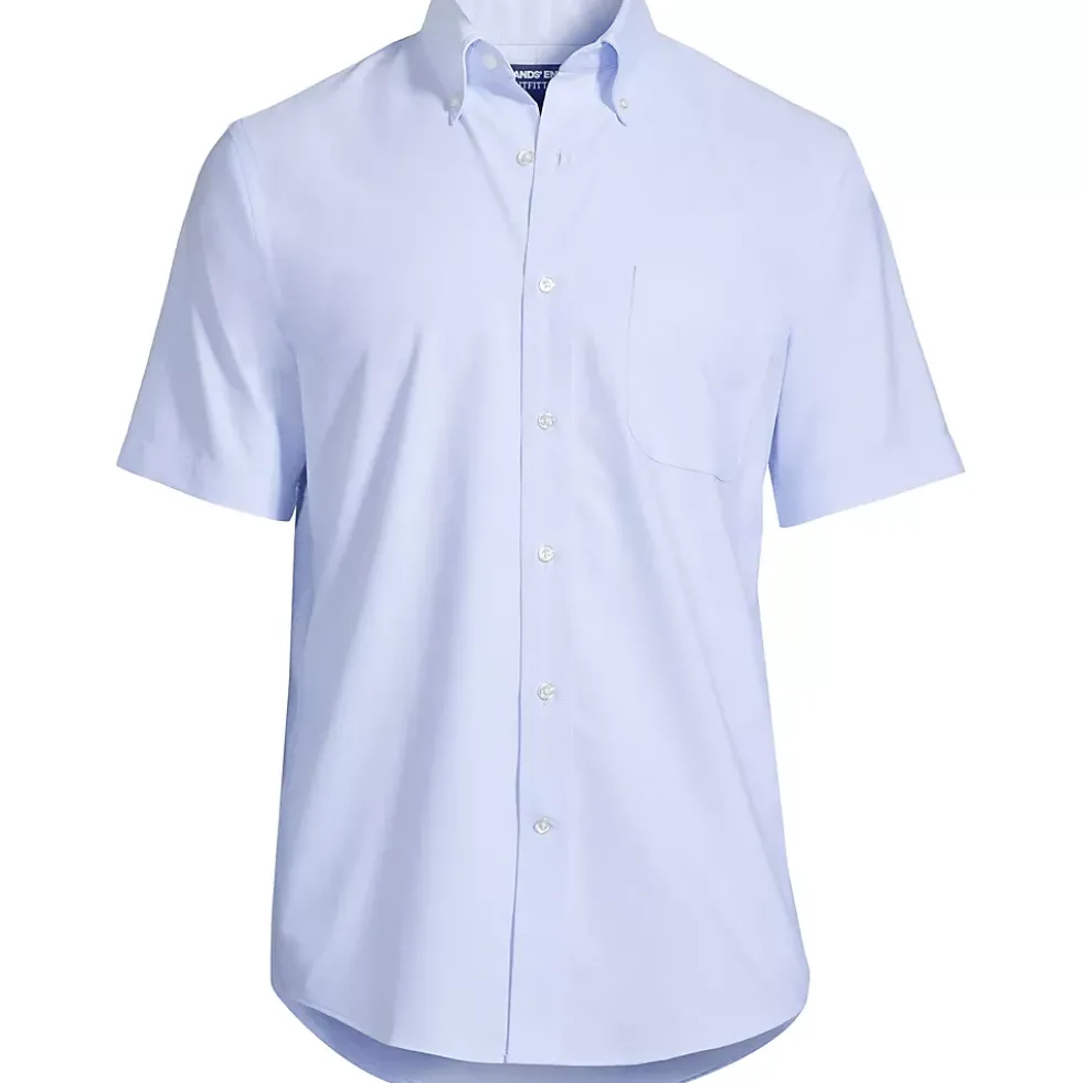 School Uniform Men's Short Sleeve Buttondown Oxford Sport Shirt
