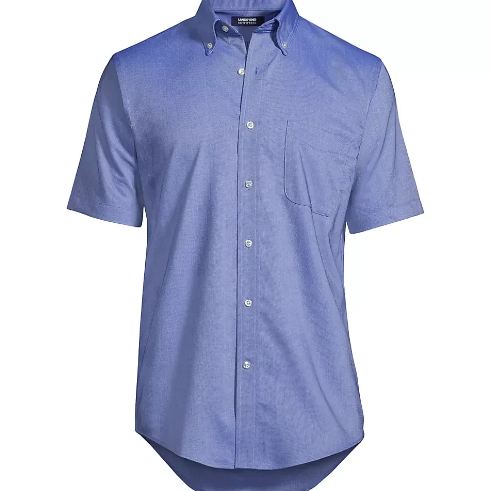 School Uniform Men's Short Sleeve Buttondown Oxford Sport Shirt