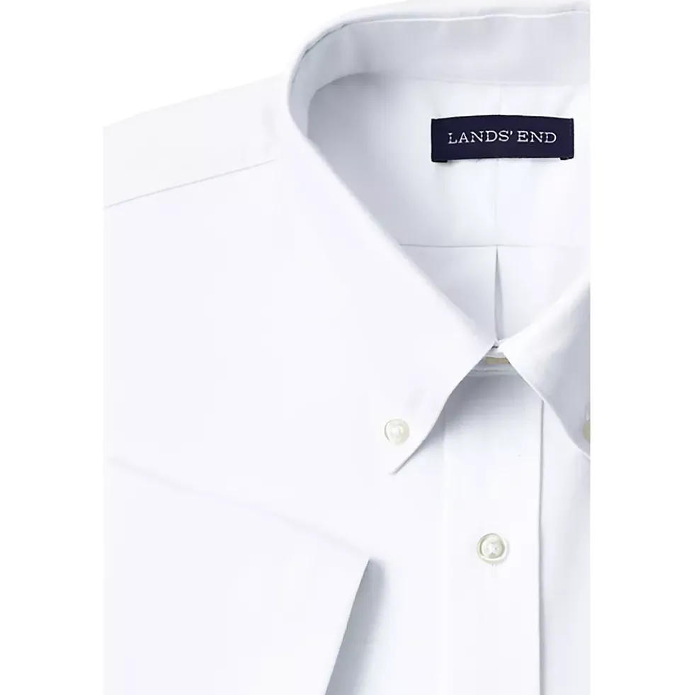School Uniform Men's Short Sleeve Buttondown Oxford Sport Shirt