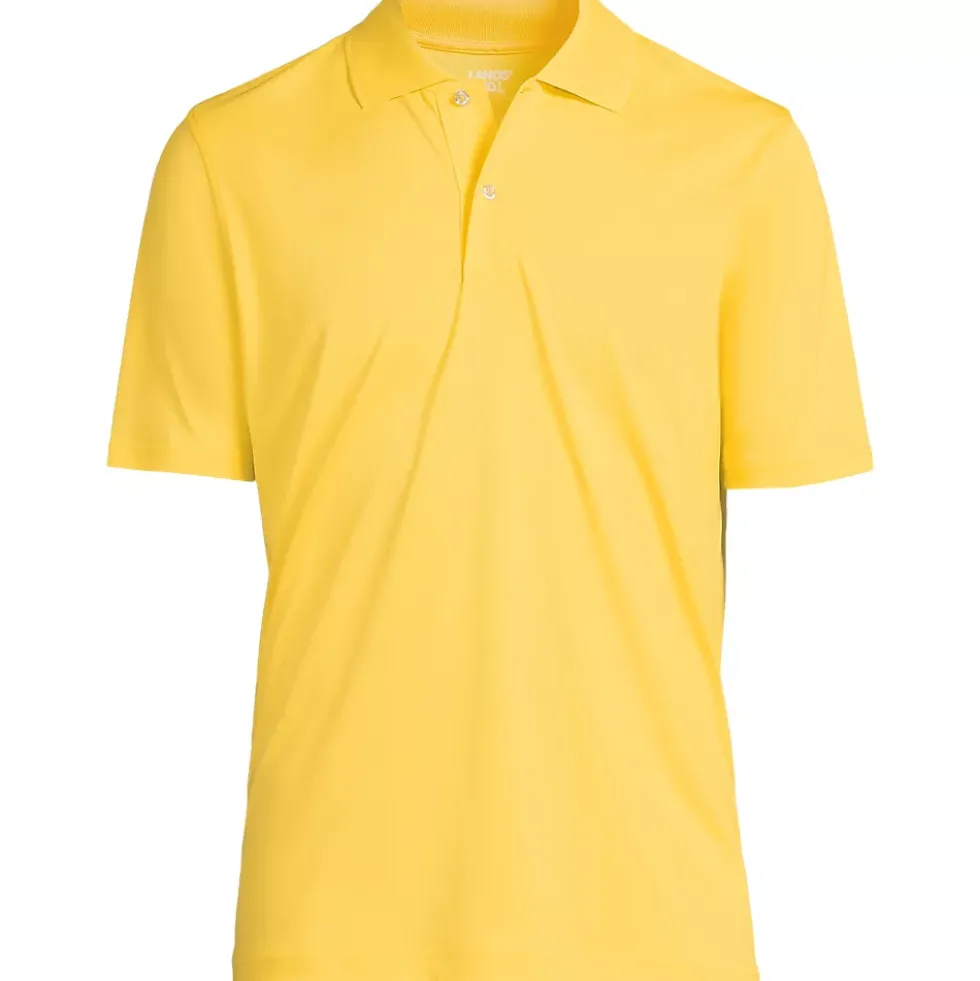 School Uniform Men's Short Sleeve Polyester Polo