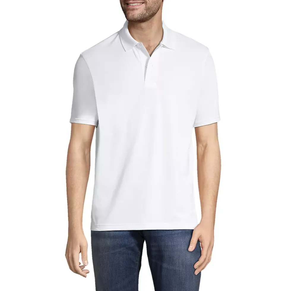 School Uniform Men's Short Sleeve Polyester Polo