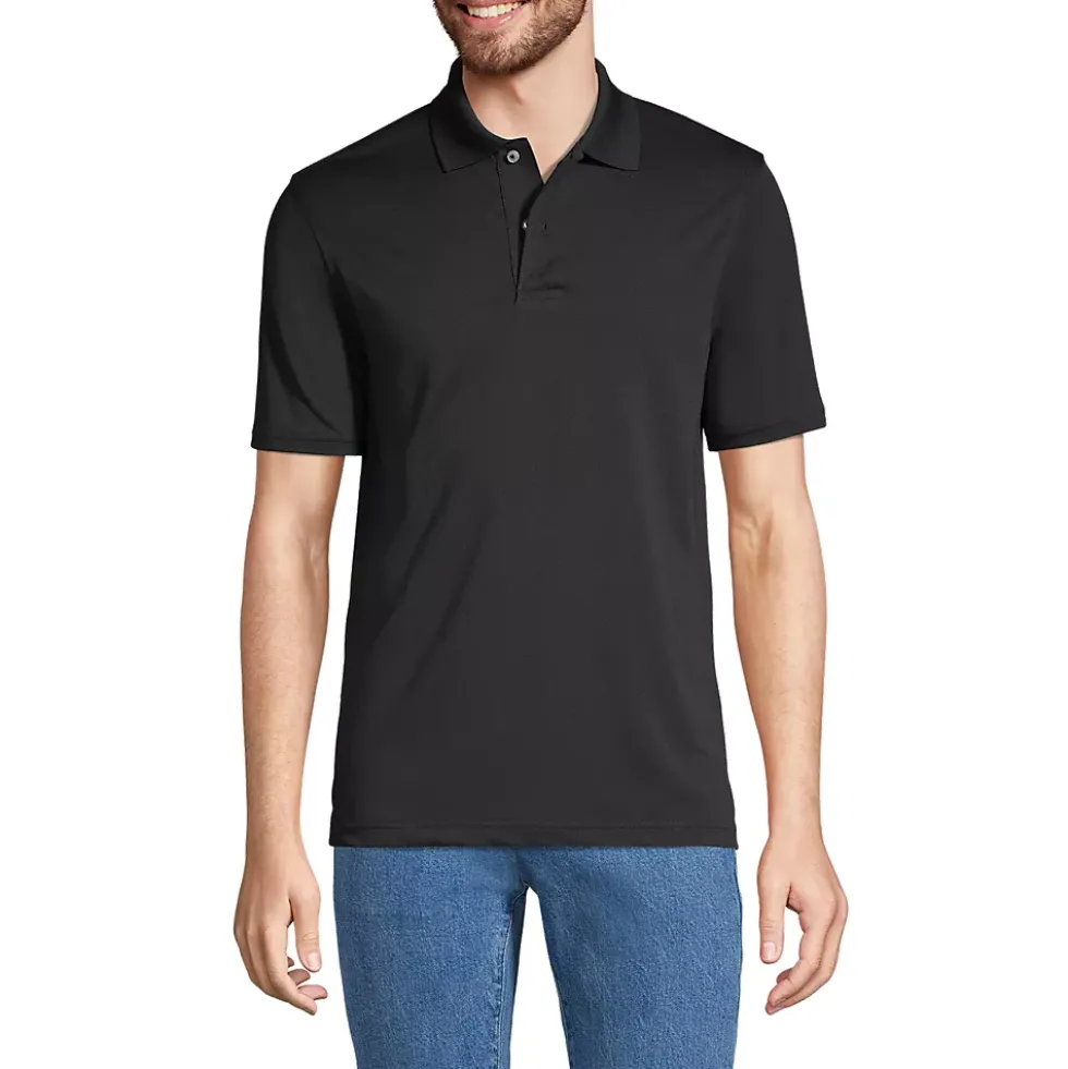 School Uniform Men's Short Sleeve Polyester Polo