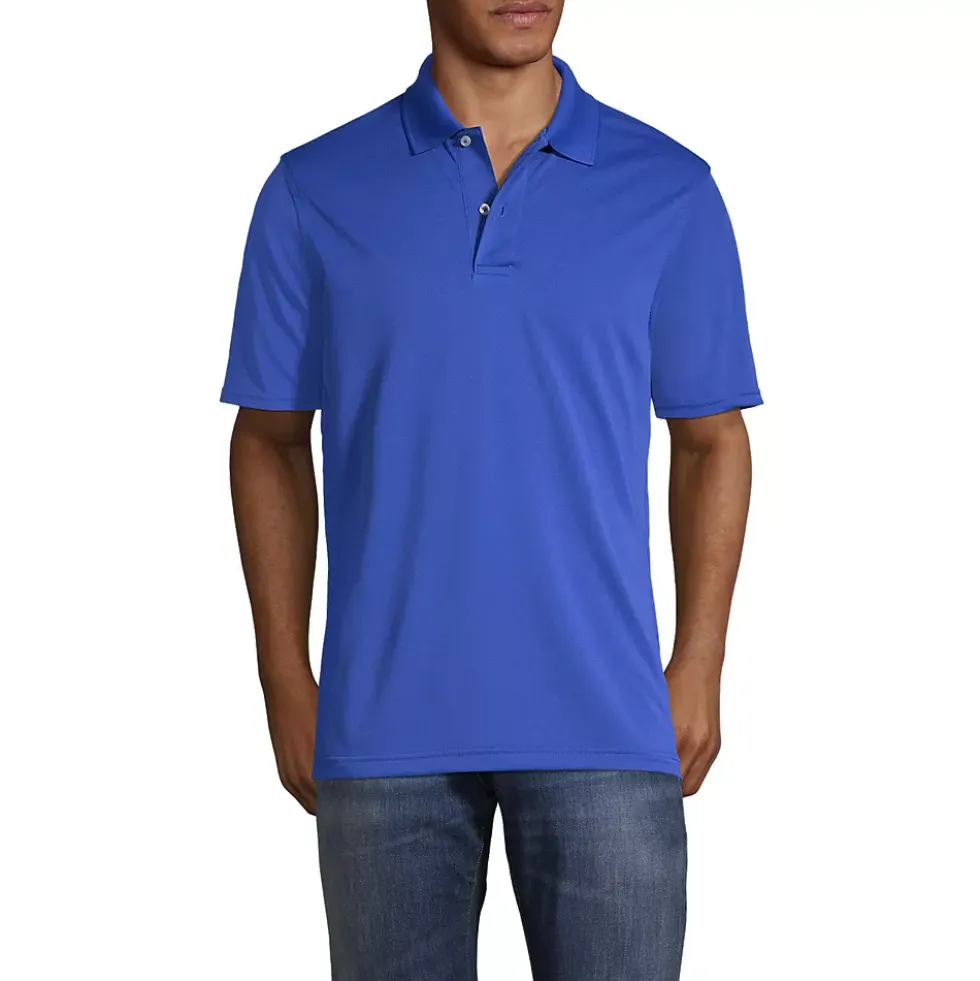 School Uniform Men's Short Sleeve Polyester Polo