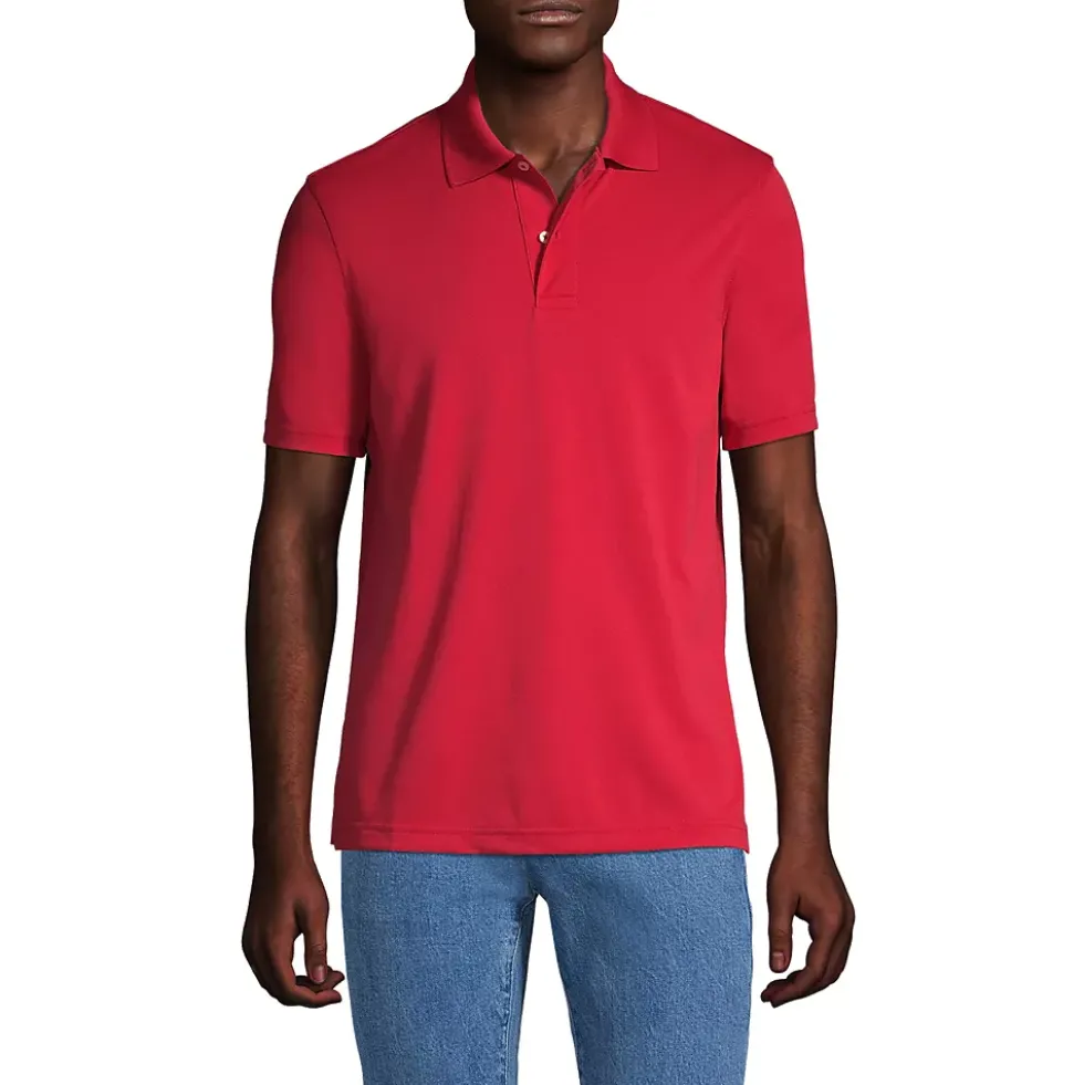 School Uniform Men's Short Sleeve Polyester Polo