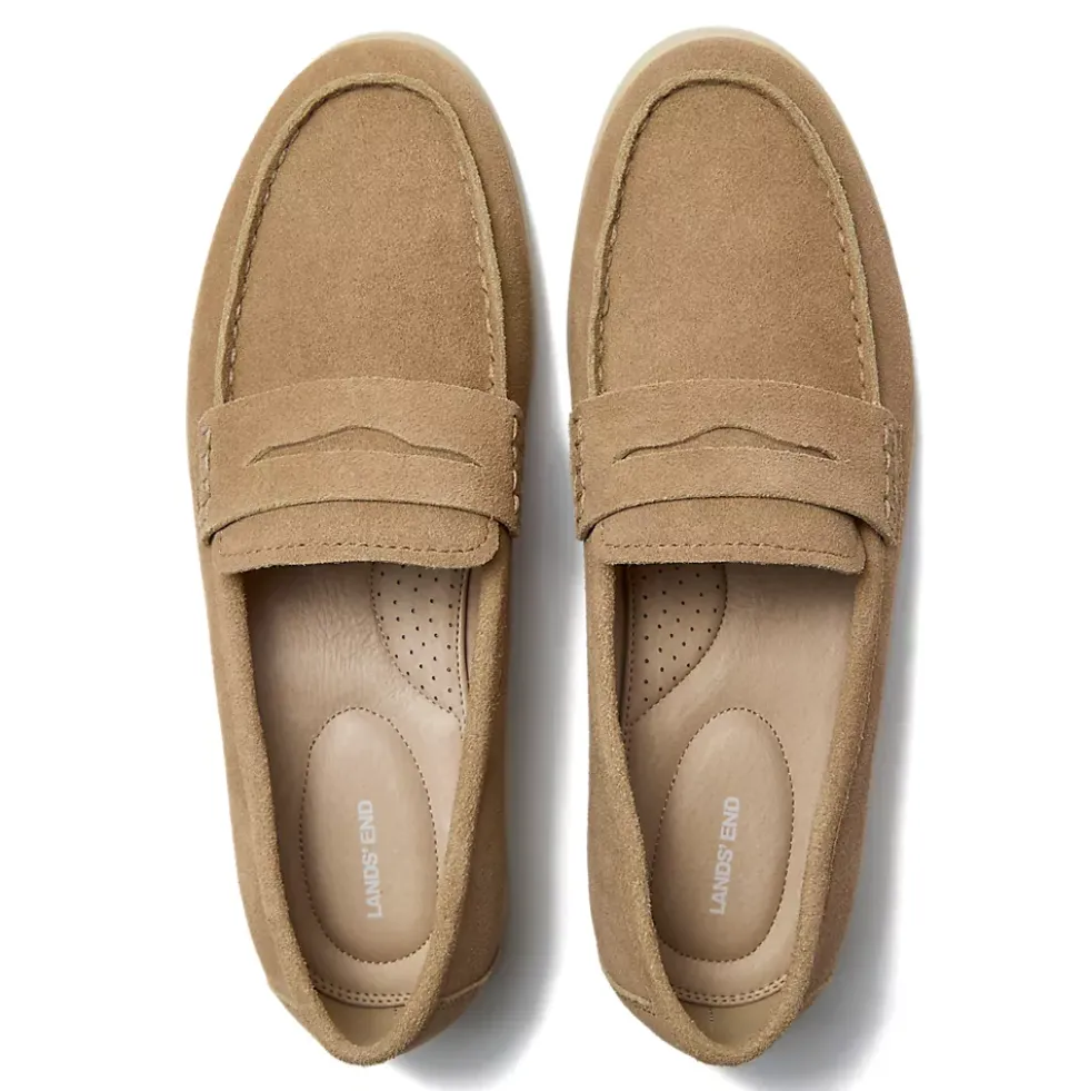 School Uniform Men's Suede Penny Loafers