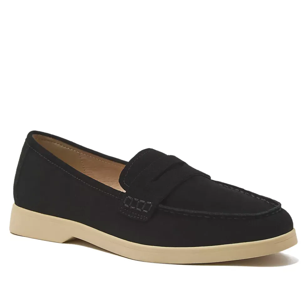 School Uniform Men's Suede Penny Loafers