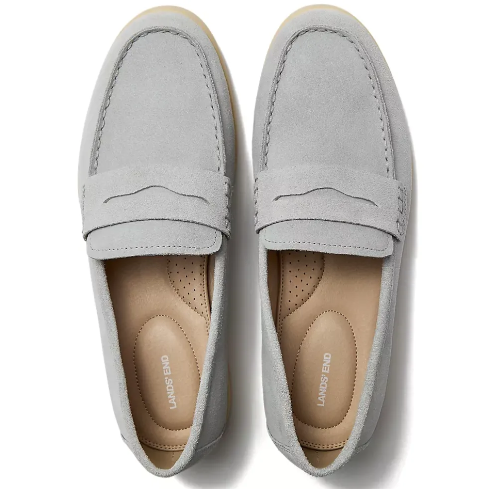 School Uniform Men's Suede Penny Loafers