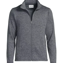 School Uniform Men's Sweater Fleece Zip Front Jacket